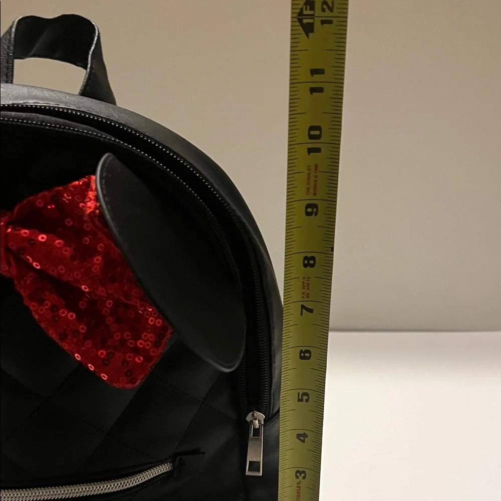 Disney Minnie Mouse Quilted Backpack with/Ears and Bow
